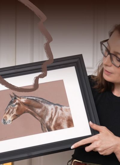 Aprende a pintar caballos con la técnica pastel