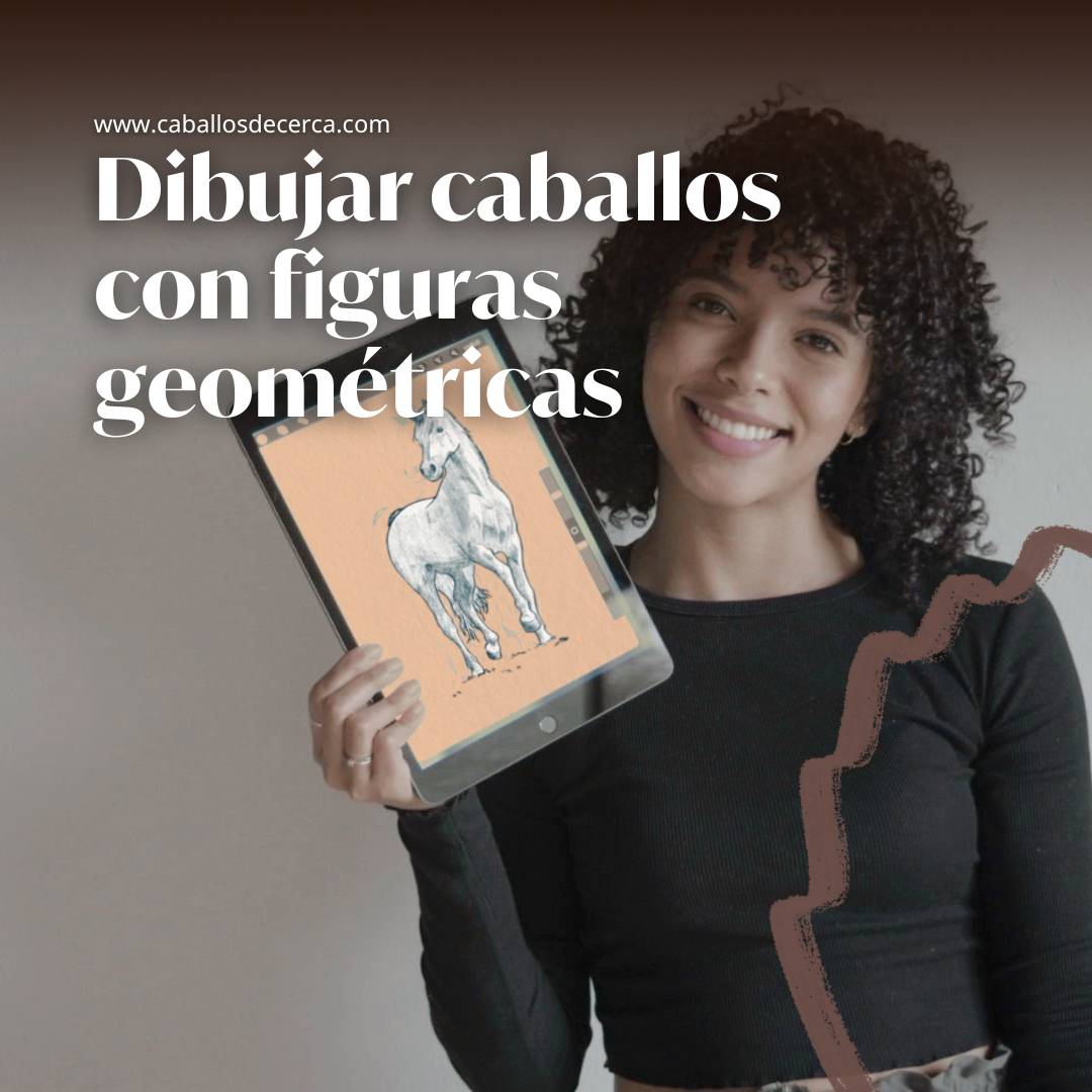 Curso sobre como dibujar caballos usando figuras geométricas